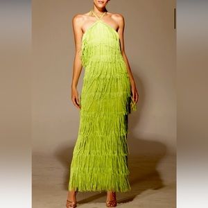 NEVER WORN. not appropriate for my body type but absolutely stunning.